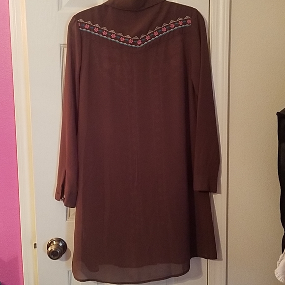 Roper Floral Embroiderd Dress or Duster - Picture 5 of 7